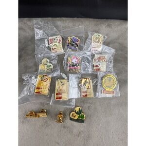 Vintage Pin Lot Olympics Coca Cola Swimming Soccer Volleyball Track and Field